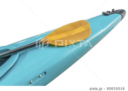 whitewater kayak bow with paddle 80650016