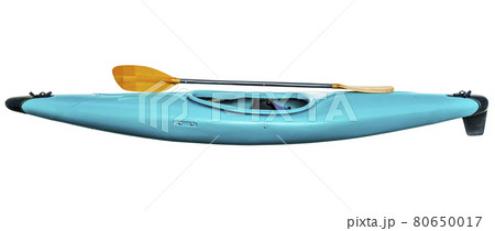 whitewater kayak with paddle 80650017