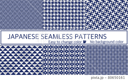 Japanese pattern seamless pattern set 80650161