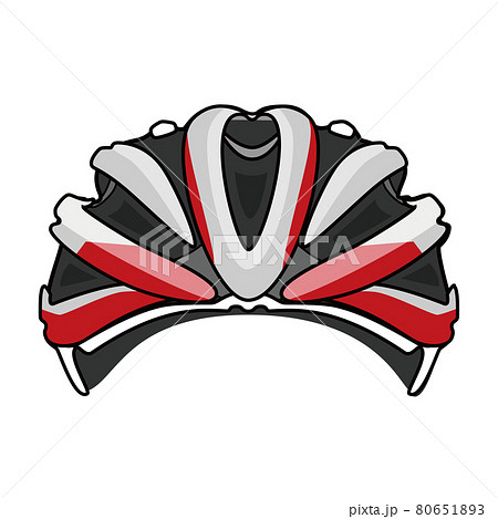 自転車用ヘルメットのイラスト 80651893