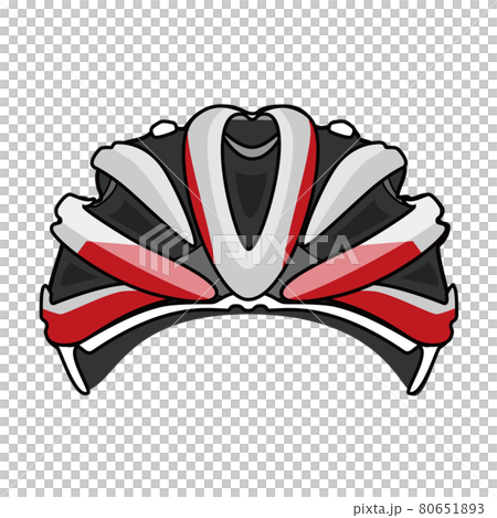 自転車用ヘルメットのイラスト 80651893