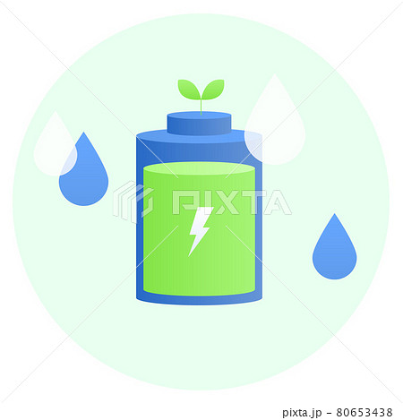 環境に配慮し 水 イラスト 80653438
