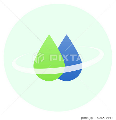 水 水滴 イラスト 80653441