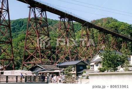 在りし日(2002/06)の山陰本線あまるべ鉄橋 80653961