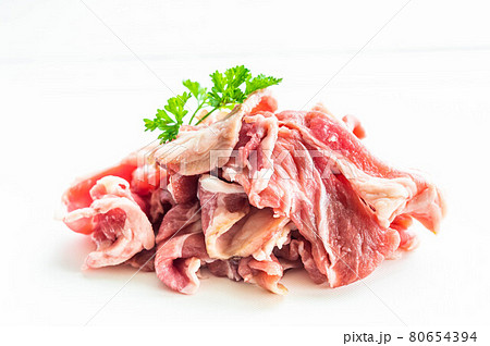 ラム肉のスライス ラム肉のスライス 80654394
