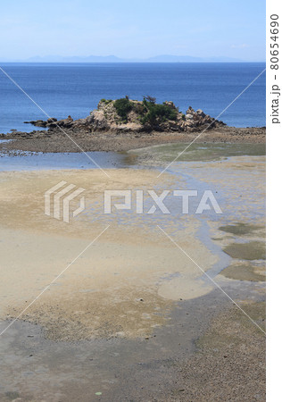 浦島太郎が亀を助けた謂れの「鴨之越海岸」(弁天岩) 浦島太郎が亀を助けた謂れの「鴨之越海岸」(弁天岩) 80654690