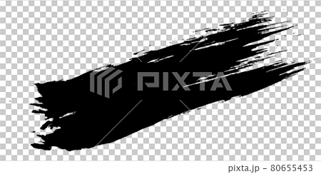 筆文字 墨 かすれ アイコンのイラスト素材