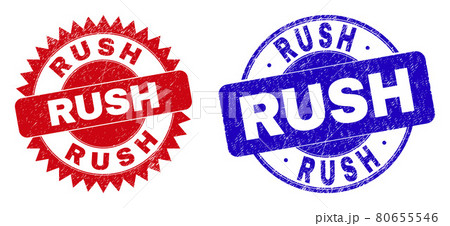 RUSH Round and Rosette Stamp Seals with Grunged Surface RUSH Round and Rosette Stamp Seals with Grunged Surface 80655546