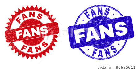 FANS Round and Rosette Watermarks with Unclean Style 80655611