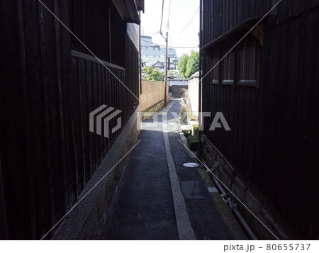 路地_倉敷美観地区 路地_倉敷美観地区 80655737