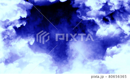 幻想的な空と雲のイメージ背景のイラスト素材