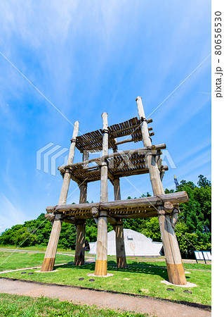 青森県 三内丸山遺跡　六本柱建物 80656530