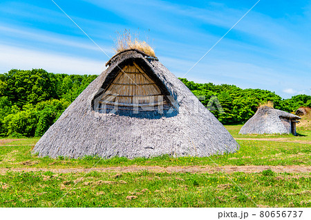 青森県 三内丸山遺跡 竪穴建物 青森県 三内丸山遺跡 竪穴建物 80656737