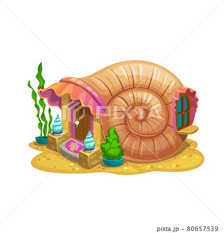 Fairy Snail Shell House Or Dwelling Of Sorceressのイラスト素材