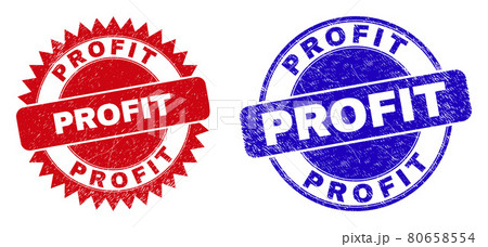 PROFIT Rounded and Rosette Seals with Unclean Texture 80658554