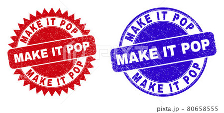 MAKE IT POP Rounded and Rosette Stamps with Unclean Style 80658555