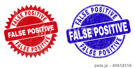 FALSE POSITIVE Round and Rosette Stamps with Rubber Style 80658556