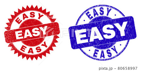 EASY Round and Rosette Watermarks with Scratched Style 80658997