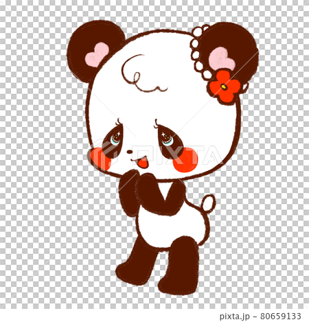レトロなパンダちゃん レトロなパンダちゃん 80659133