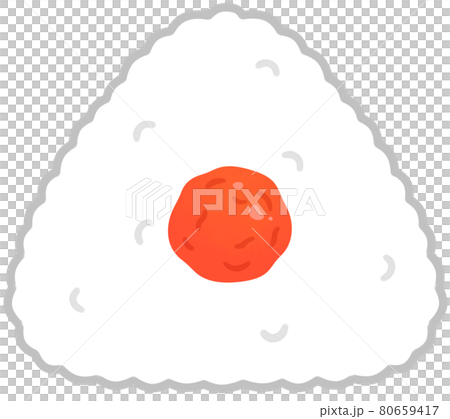 おにぎり(梅) 80659417