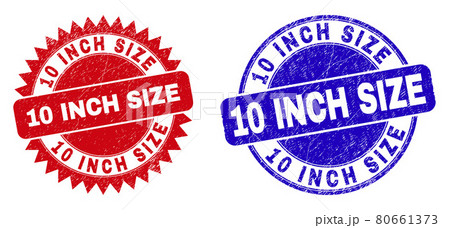 10 INCH SIZE Round and Rosette Stamps with Corroded Surface 80661373