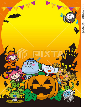 ハロウィン壁紙のイラスト素材 ハロウィン壁紙のイラスト素材