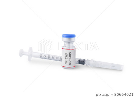 Syringe and covid 19 vaccines 80664021
