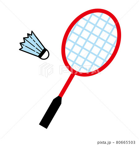 Badminton racket and shuttle - Stock Illustration [80665503] - PIXTA