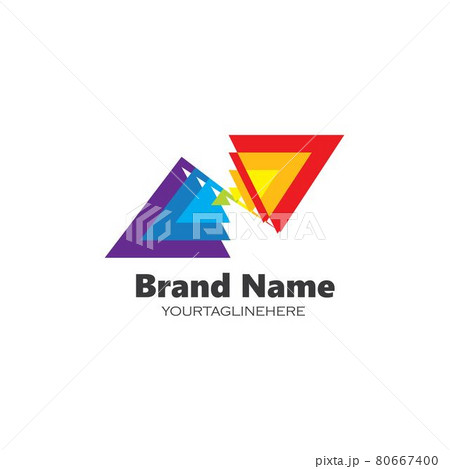 colorfull Arrow icon vector illustration Logo 80667400