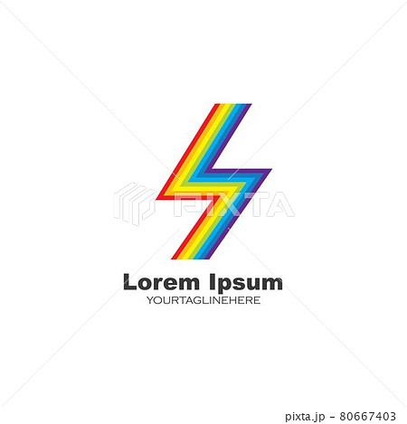 flash thunder bolt illustration vector flash thunder bolt illustration vector 80667403