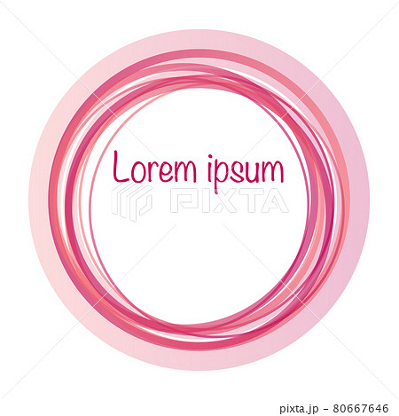 Circle red gradient abstract banner template 80667646