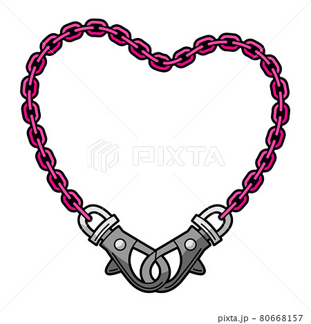 Illustration Of Chain With Clasp Teenage のイラスト素材