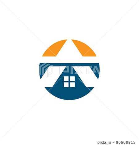 a letter arrow house icon vector concept illustration a letter arrow house icon vector concept illustration 80668815