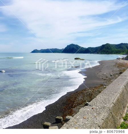 北海道広尾町の海岸 北海道広尾町の海岸 80670966