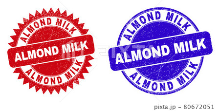 ALMOND MILK Round and Rosette Watermarks with Corroded Style 80672051
