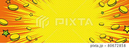 アメコミ風 コイン デザイン アメコミ風 コイン デザイン 80672858