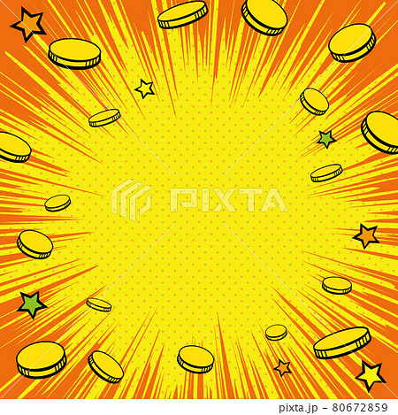 アメコミ風 コイン デザイン アメコミ風 コイン デザイン 80672859