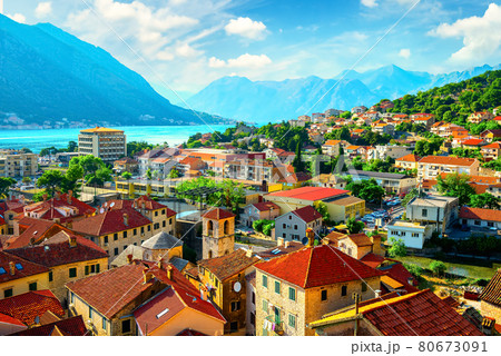 Rooftop view of Kotor 80673091