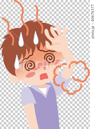 Heat stroke _ boy 80676377