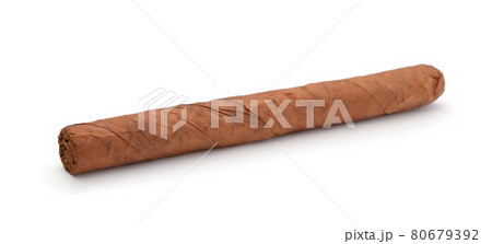 Cigar isolated on a white. 80679392