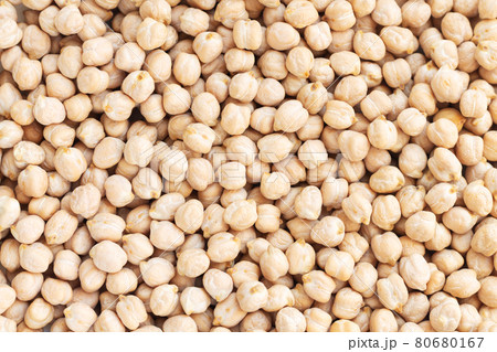 Background and texture of dry raw organic chickpeas Background and texture of dry raw organic chickpeas 80680167