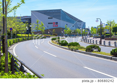 福岡市中央区地行浜方面の景色　九州医療センター前　MARK IS 福岡ももち横付近 80680242