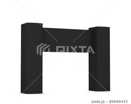 Blank event arch mockup 80680443