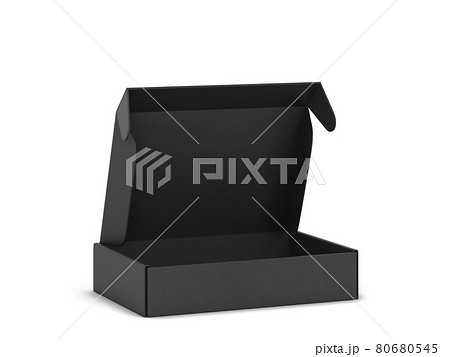 Blank tuck in flap packaging box mockup 80680545