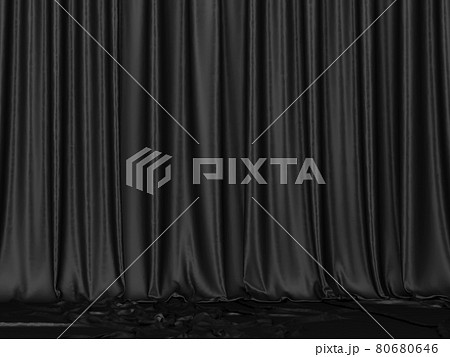 Curtain flowing to the floor Curtain flowing to the floor 80680646