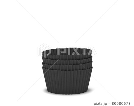Blank cupcake silicon form 80680673