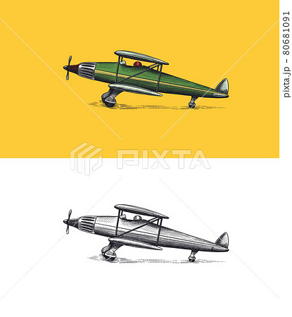 1600 Drawing Of The Old Plane Illustrations RoyaltyFree Vector Graphics   Clip Art  iStock