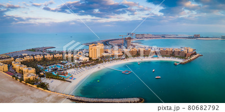 Marjan Island in Ras al Khaimah emirate in the UAE aerial view Marjan Island in Ras al Khaimah emirate in the UAE aerial view 80682792