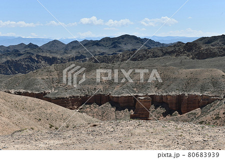 Kazakhstan, Charyn Canyon, Valley of castles, panorama Kazakhstan, Charyn Canyon, Valley of castles, panorama 80683939