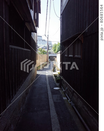 路地_倉敷美観地区 路地_倉敷美観地区 80685564